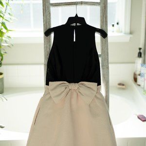 Kate Spade Satin Faille Bow Back Dress